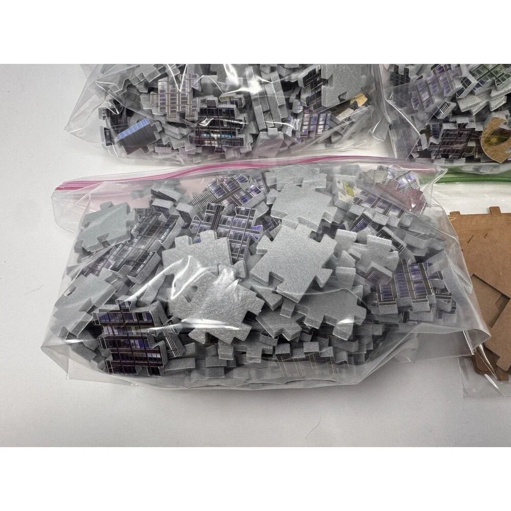 Wrebbit Puzz 3D Sears Tower Chicago 532 Pc Complete w/ Box Manual